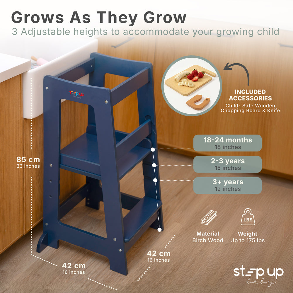 Stepup Baby® Adjustable Toddler Tower