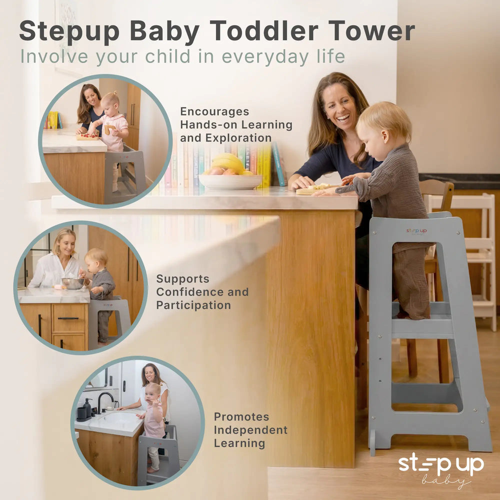 Stepup Baby® Adjustable Toddler Tower