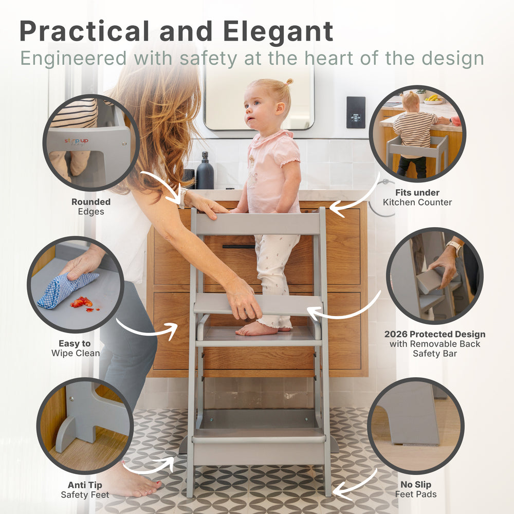 Stepup Baby® Adjustable Toddler Tower