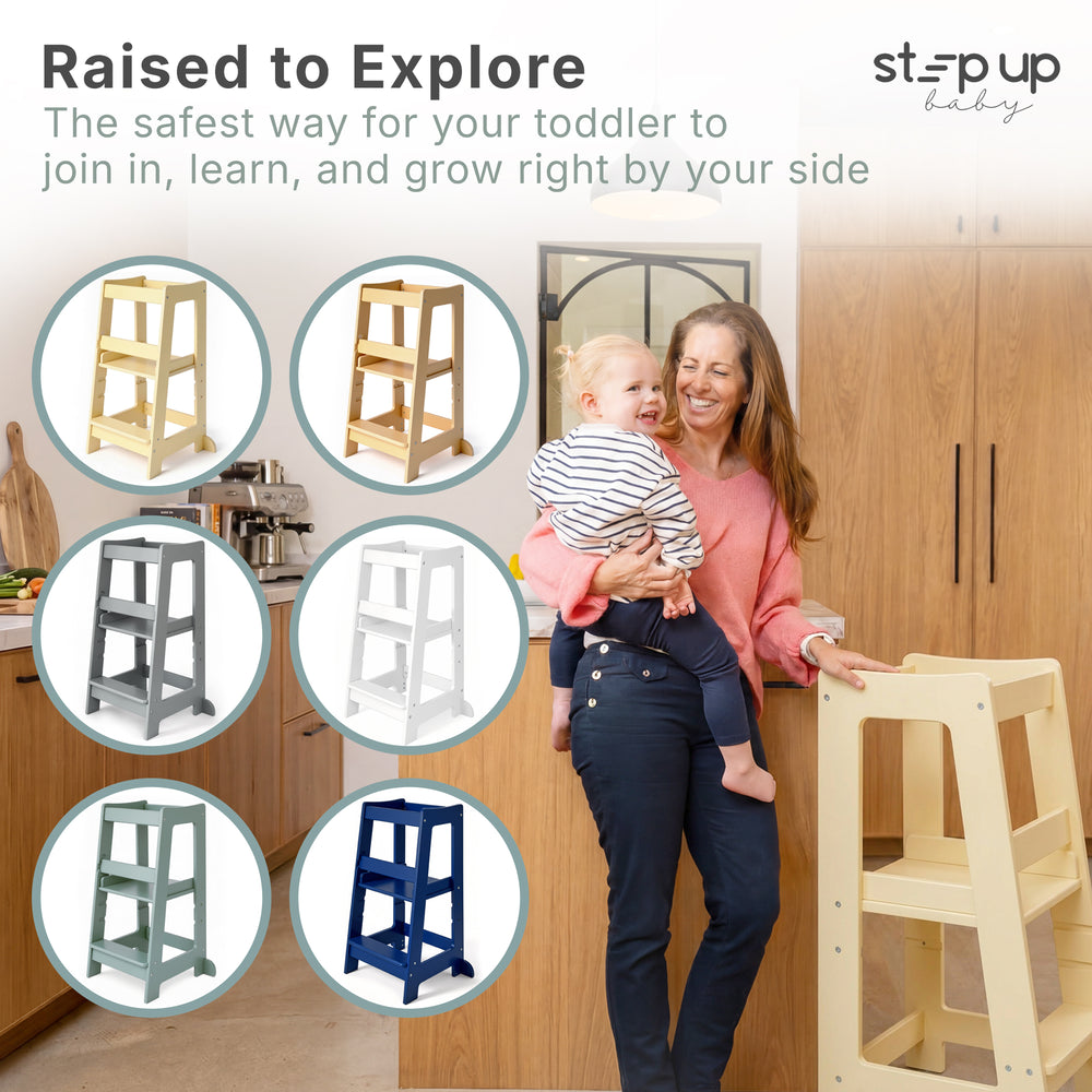 Stepup Baby® Adjustable Toddler Tower