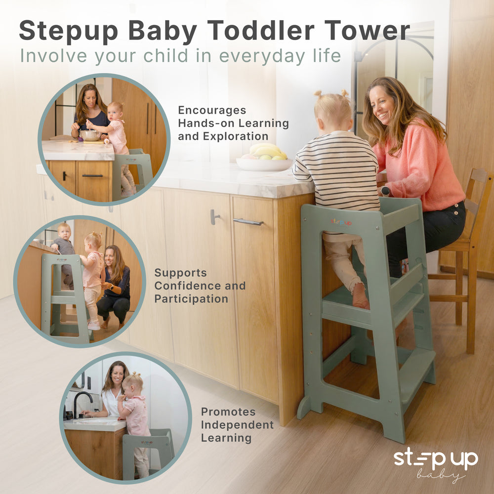 Stepup Baby® Adjustable Toddler Tower