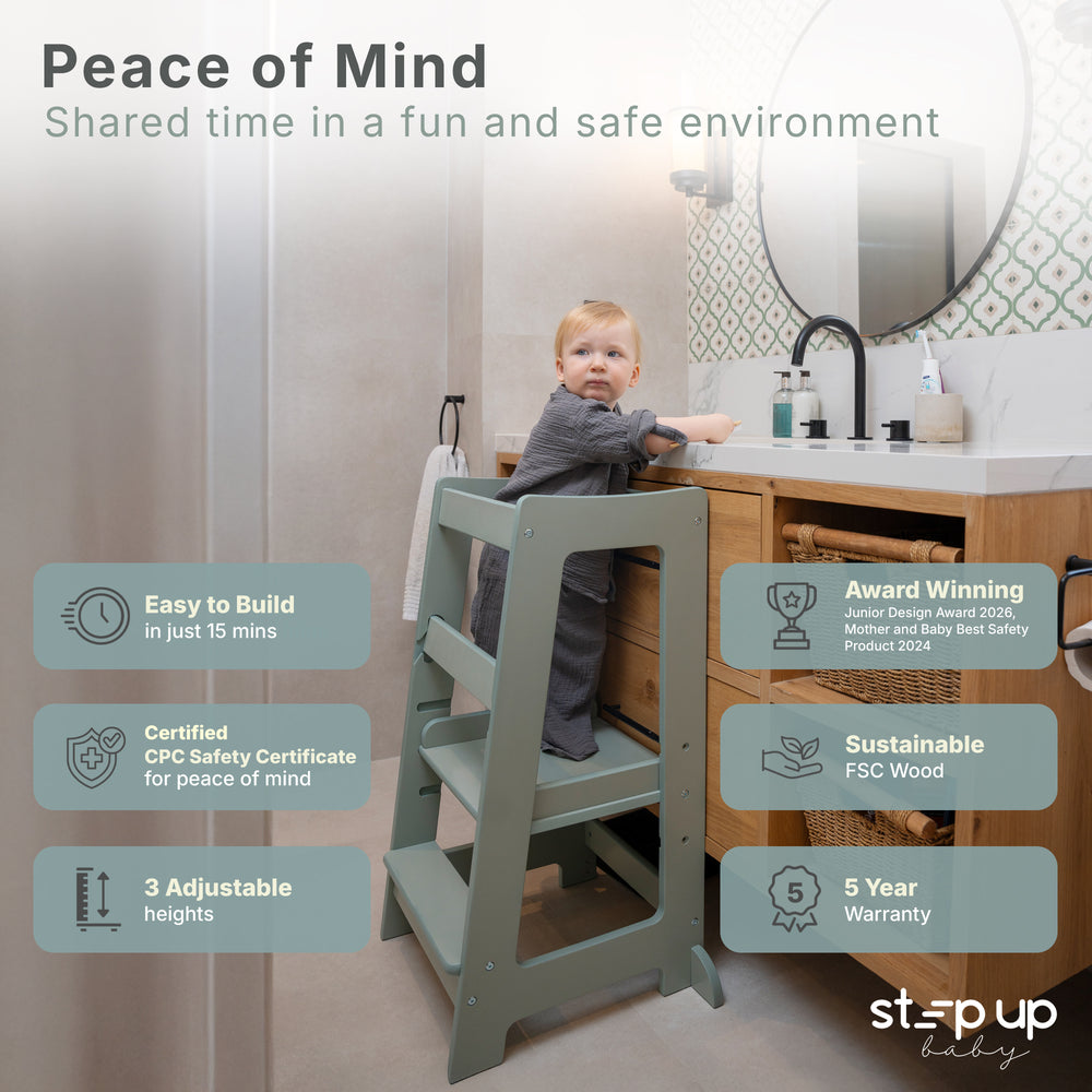 Stepup Baby® Adjustable Toddler Tower