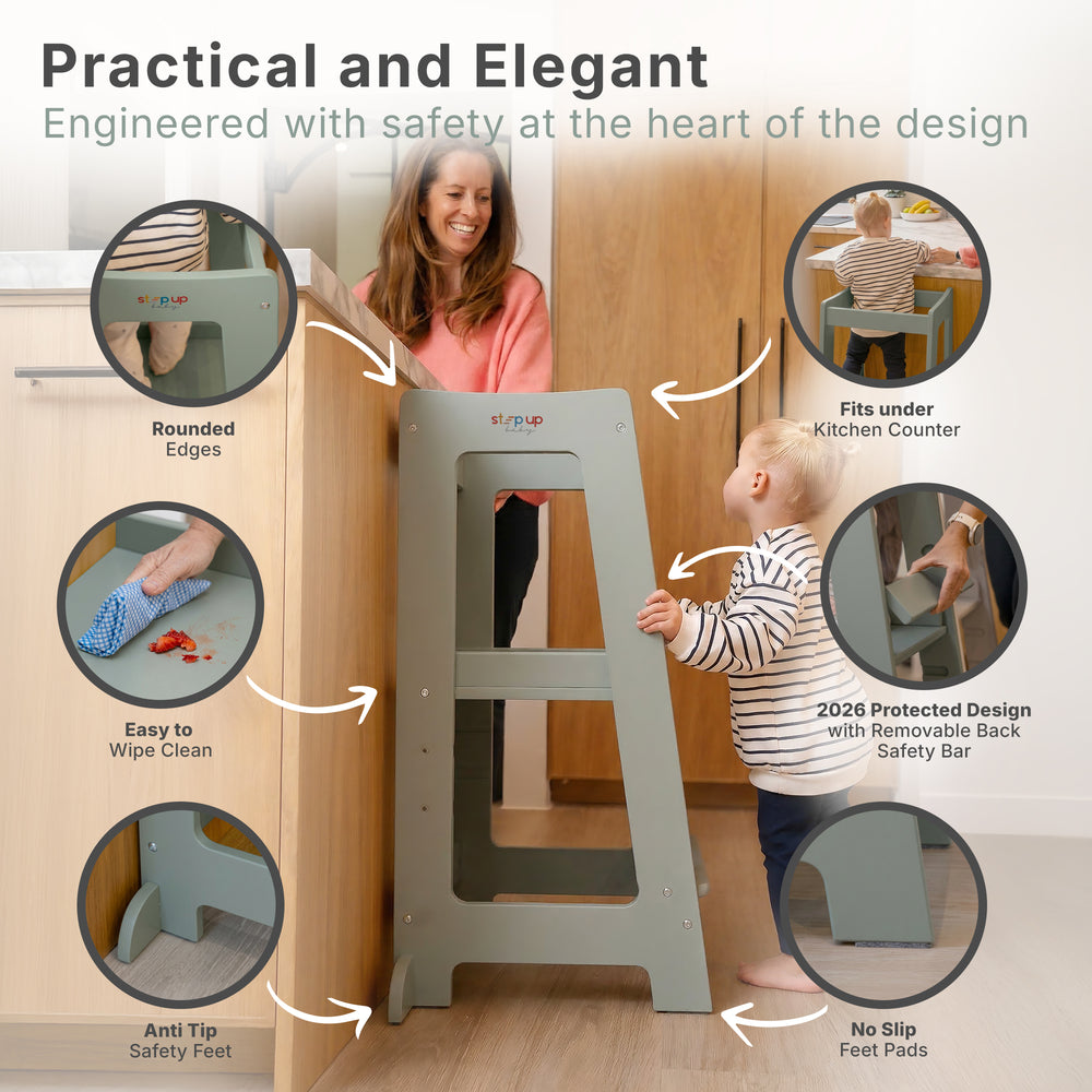 Stepup Baby® Adjustable Toddler Tower