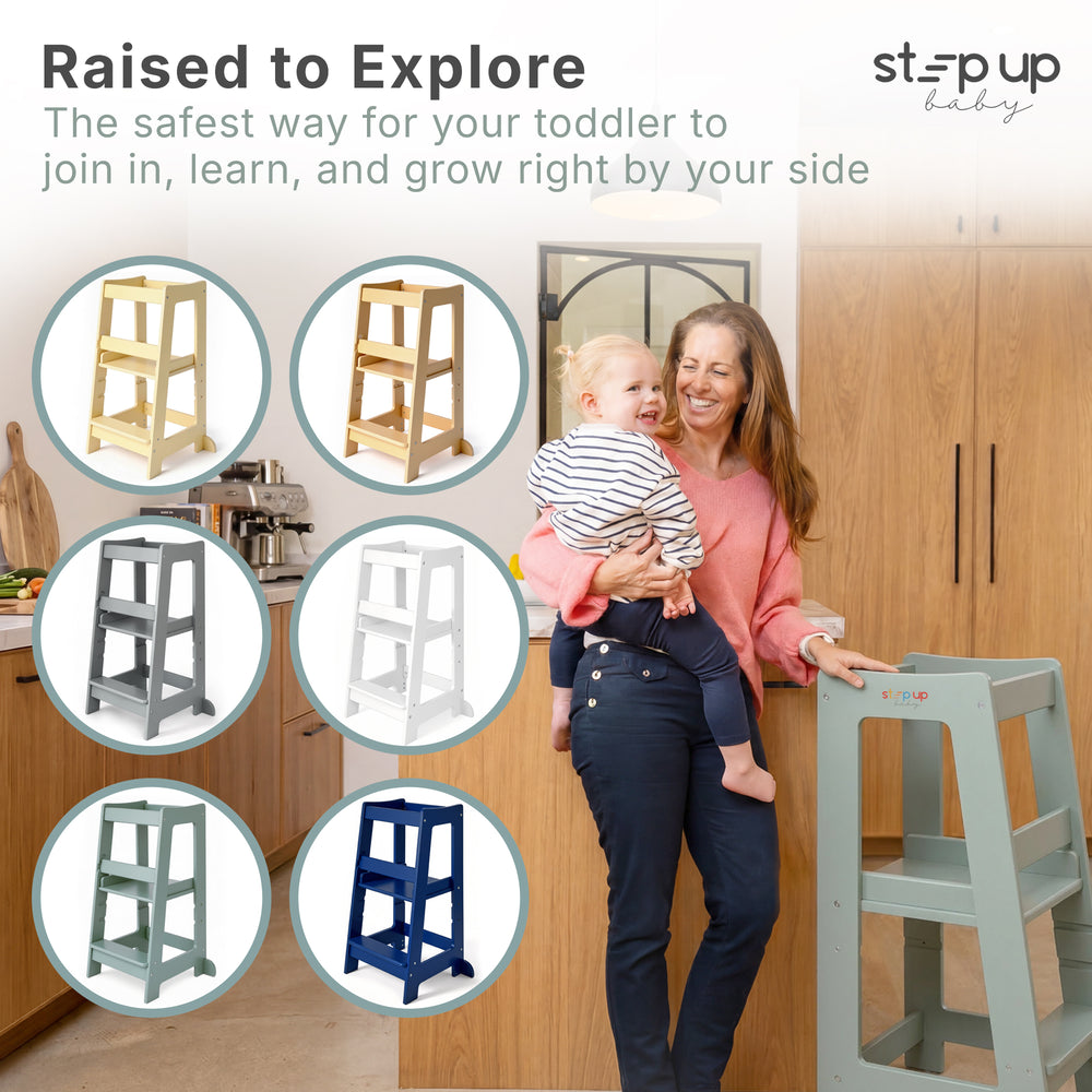 Stepup Baby® Adjustable Toddler Tower