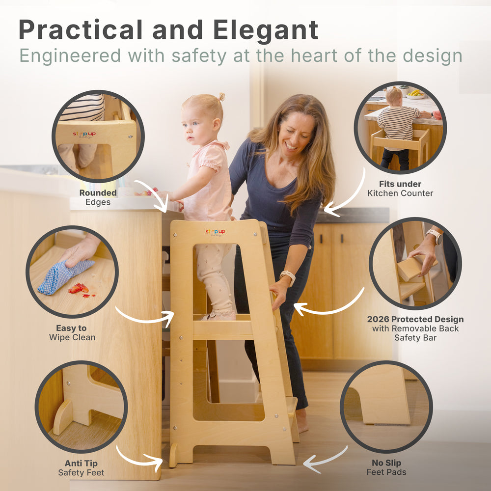 Stepup Baby® Adjustable Toddler Tower