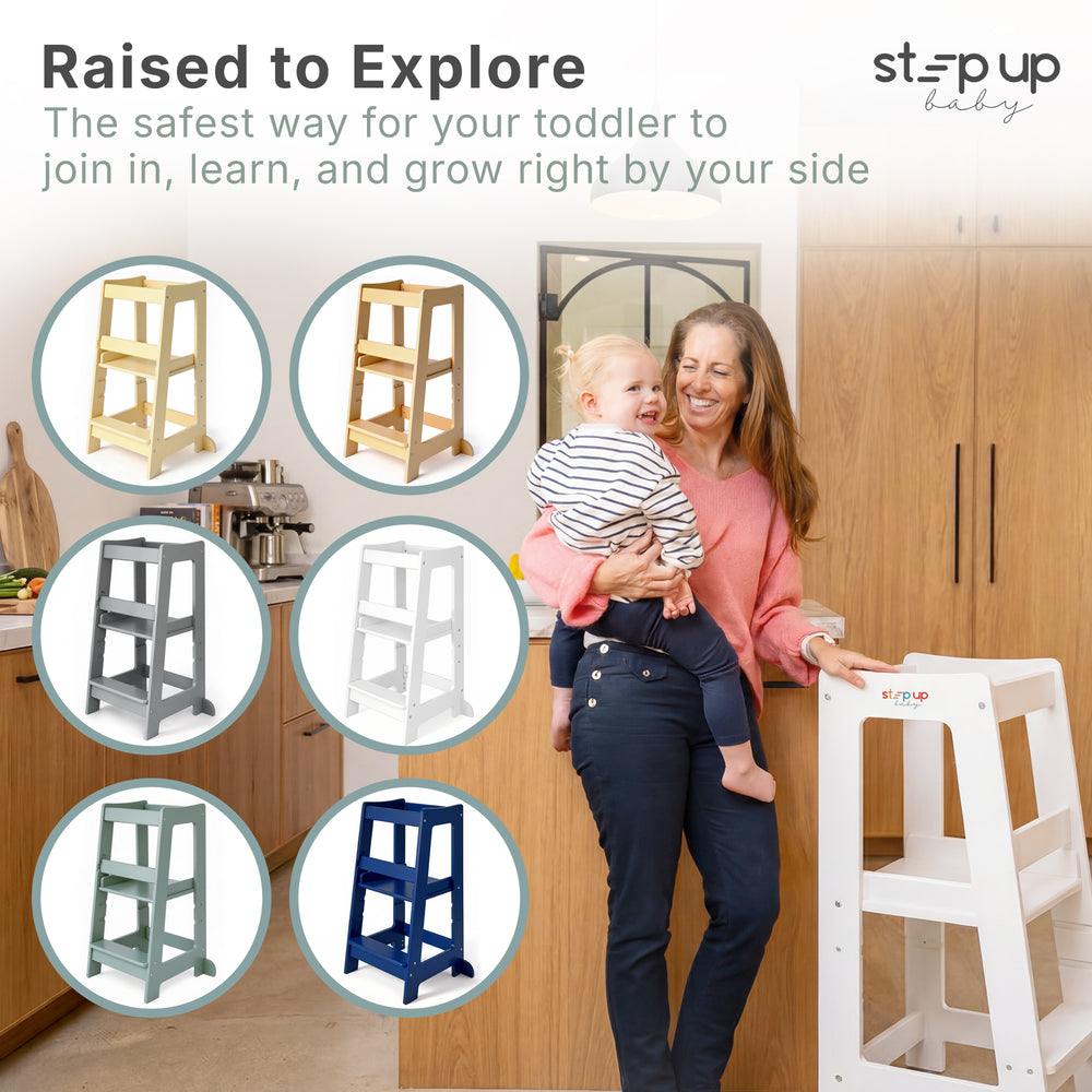 Stepup Baby® Adjustable Toddler Tower